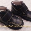 Bota piel pespunteado unisex