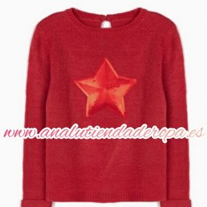 Jersey niña estrella lentejuela