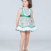 Vestido estampado con plisado de Marta y Paula