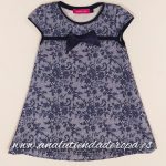 Vestido niña estampado en marino