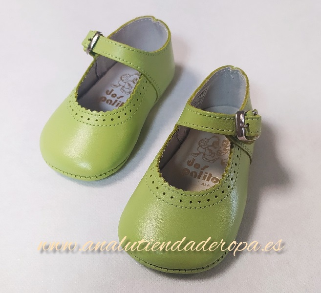 Zapato bebe piel sin suela - Moda Infantil
