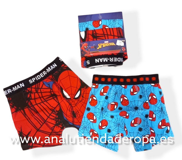Pack 2 boxer niño Spiderman