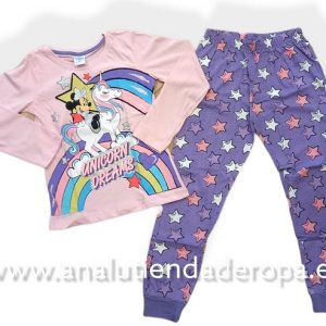 Pijama Disney unicornio con Minney