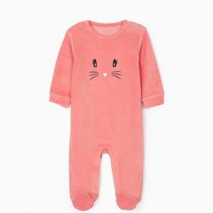Pijama bebe tundosado rosa