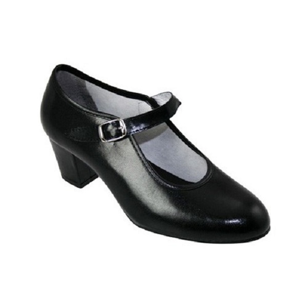 Zapato flamenca negro