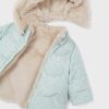 DETALLE CHAQUETON BEBE REVERSIBLE