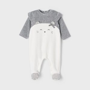 Pijama aterciopelado para bebe
