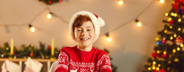 jerséis navideños para niños