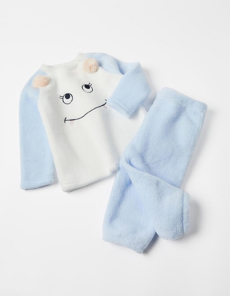 Pijama coralina para bebe