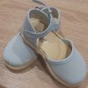 Zapato niña celeste esparteña