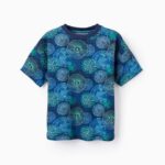 Camiseta algodón estampada niño