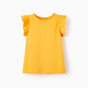Camiseta para niña amarilla