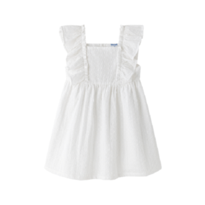 Vestido blanco para niña