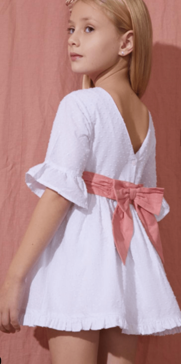 Vestido plumeti blanco