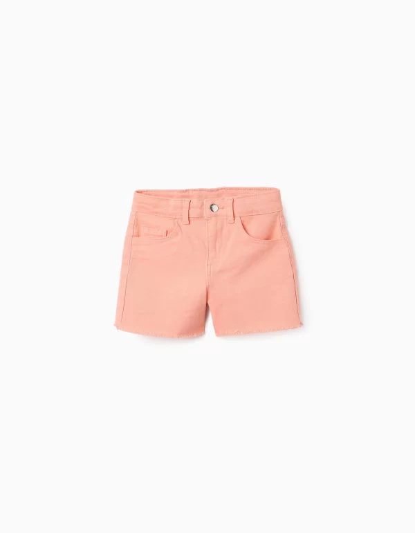 Bermuda niña naranja