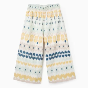 Pantalón niña etnico wide leg
