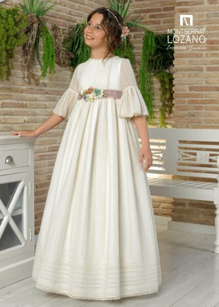 Vestido comunión Montserrat Lozano 2026
