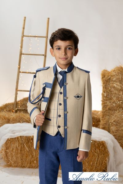 Traje de comunión combinado 2026