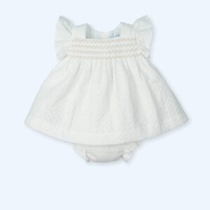 Vestido bebe perforado Mac ilusión