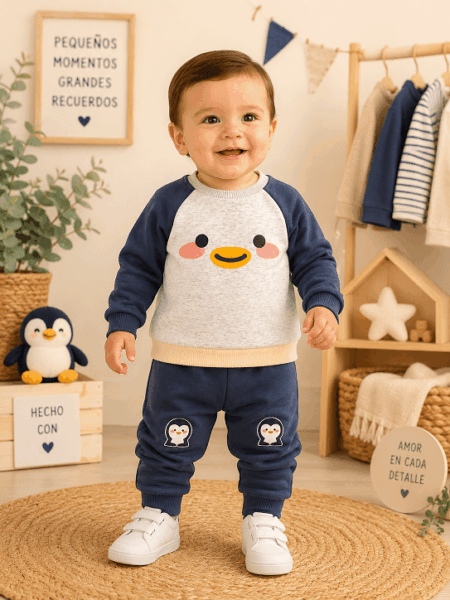 Chándal bebe pingüino