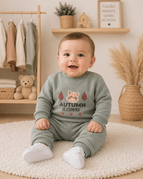 Chandal para bebe verde