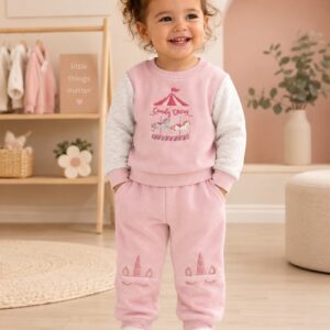 Chándal rosa para niña