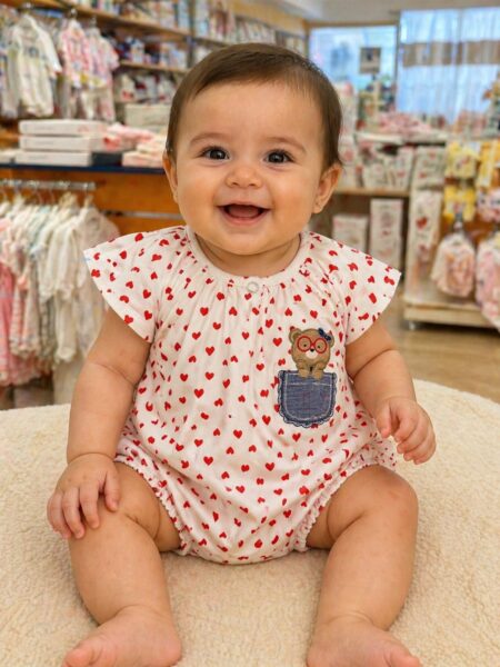 Pelele algodón para niña
