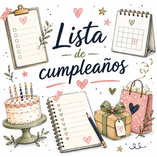 Analu listas de cumpleaños