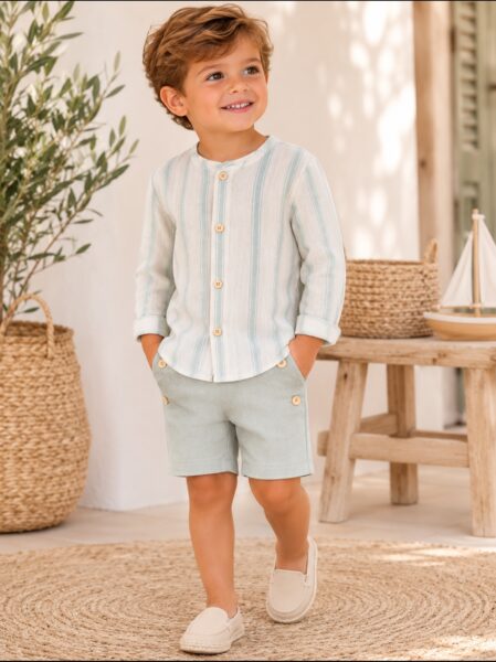 Traje niño verde